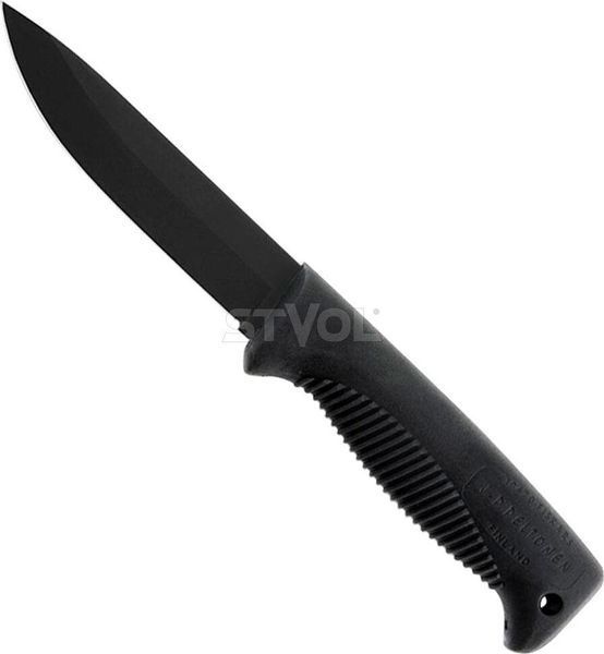 Нож Peltonen M07, покрытие cerakote black, черный, черный композитный чехол
