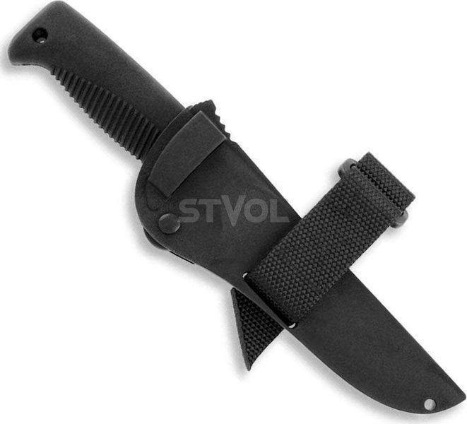 Нож Peltonen M07, покрытие cerakote black, черный, черный композитный чехол