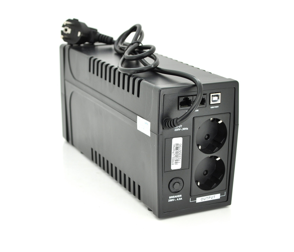 ИБП Ritar RTP850L-U (510W) Proxima-L, LED, AVR, 2st, USB, 2xSCHUKO socket, 1x12V9Ah, plastik Case ( 340 x 140