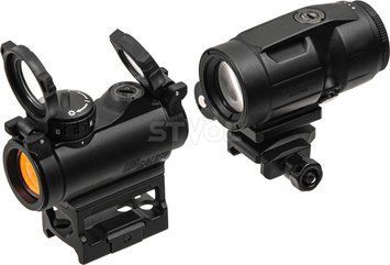 Комплект Sig Optics колiматор ROMEO-MSR 2 MOA та магнiфер JULIET3-MICRO 3X22MM