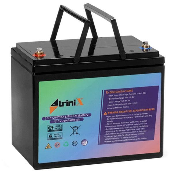Акумуляторна батарея Trinix LFP 12V38Ah (LiFePo4) літій залізо-фосфатна