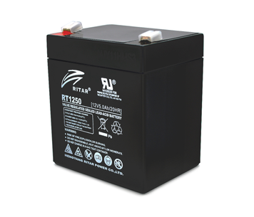 Акумуляторна батарея AGM RITAR RT1250B, Black Case, 12 V 5.0 Ah (90 х70 х 101 (107) ) Q10
