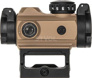 Комплект Sig Optics колiматор ROMEO-MSR 2 MOA та магнiфер JULIET3-MICRO 3X22MM FDE