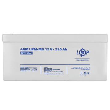 Акумулятор мультигелевий для ібп AGM LogicPower LPM-MG 12 - 250 AH