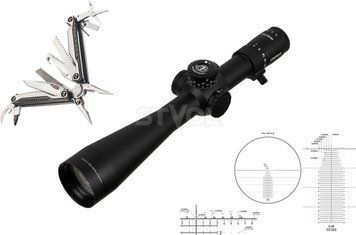 Комплект: Прицел оптический Leupold Mark 5HD + Мультитул Leatherman Charge TTi Plus