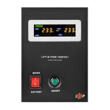 Джерело безперебійного живлення для котла Logicpower Lpy-b-psw-1000va+ (700w) 10a/20a 12v