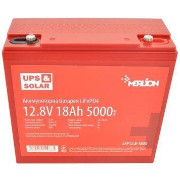 Merlion LiFePO4 12.8V 18AH Аккумуляторная батарея