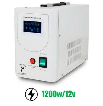Інвертор FENIX POWER HB1512 1500ВА/1200Вт з чистою синусоїдаальною хвилею потужністю - 1200 Вт