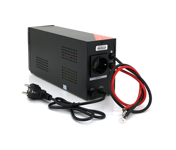 ДБЖ із правильною синусоїдою RITAR RTSW-600ND12 LCD (360 Вт), 12 В, під зовнішній АКБ, Q4 (320*132*210) 4,2 кг