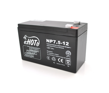 Акумуляторна батарея 12 V 7.5 Ah ENOT (150 x 65 x 95 (100))