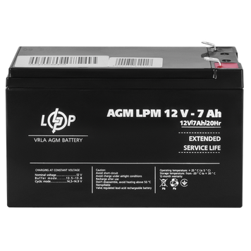 Аккумулятор AGM LPM 12V - 7 Ah