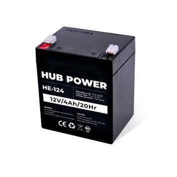 Акумулятор 12 В 4 А&middot;год для ДБЖ Hub Power НЕ-124