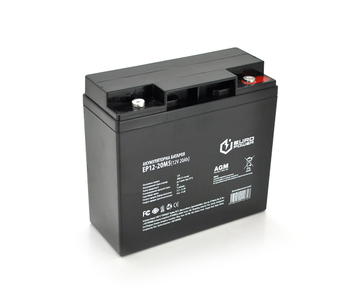 Акумуляторна батарея EUROPOWER AGM EP12-20M5 12 V 20 Ah ( 181 x 76 x 166 (168)) Black Q4/192