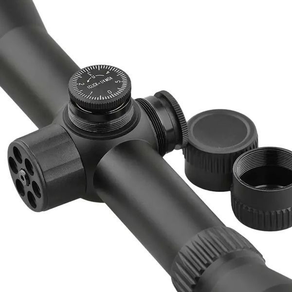 Приціл оптичний Discovery Optics VT-R 4x32 AC сітка HMD. Кільця на Ластівчин хвіст