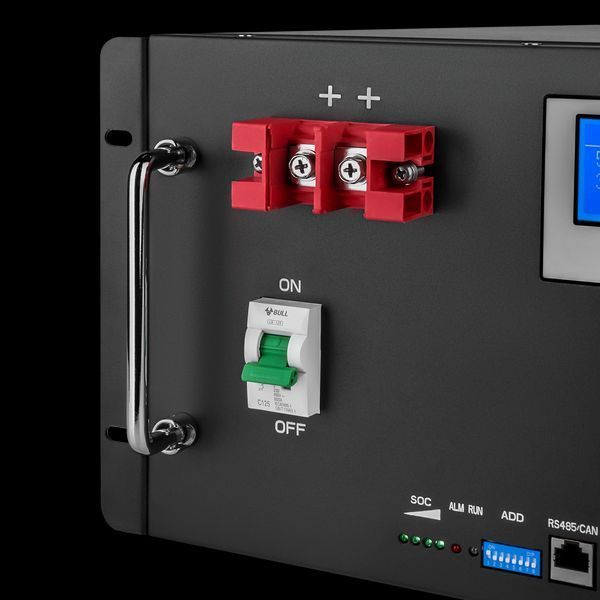 Акумулятор LP LiFePO4 48V - 100 Ah (Smart BMS 100A) з LCD RM
