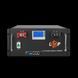 Акумулятор LP LiFePO4 48V - 100 Ah (Smart BMS 100A) з LCD RM HR20330 фото