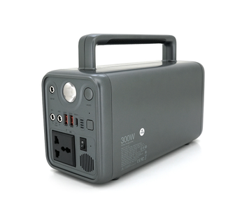 Портативна зарядна станція XO-PSA-300W потужністю 300 W, (230Wh/72000 mAh), Output:1AC+3DC+2USB+1Type-C, Black