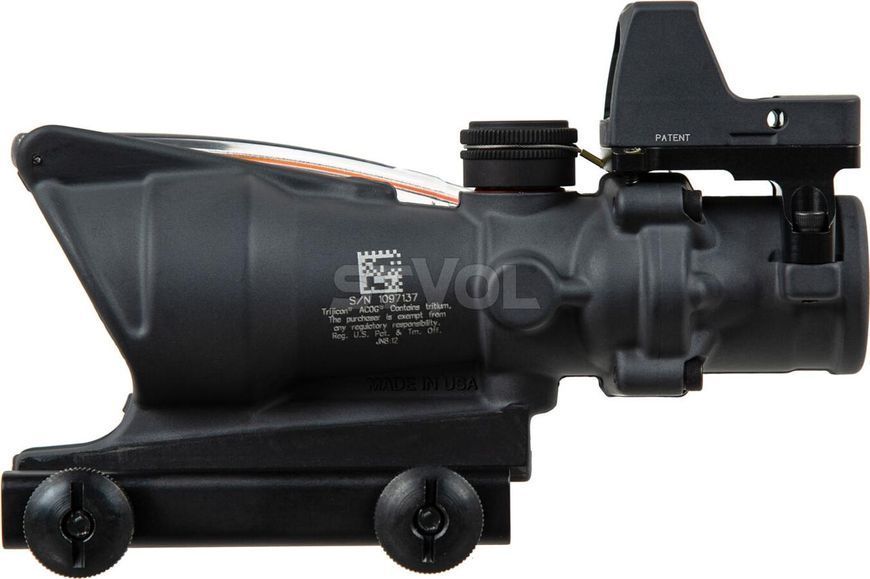 Комплект TRIJICON Прибор оптический ACOG 4x32 BAC и Прибор коллиматорный RMR 3.25 МОА Gray