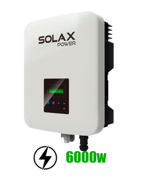 SOLAX Мережевий інвертор однофазний PROSOLAX Х1-6.0-T-D потужністю - 6000 Вт