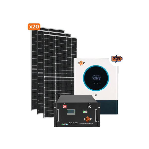 Солнечная электростанция (СЭС) Премиум + 8kW АКБ 11kWh LiFePO4 230 Ah