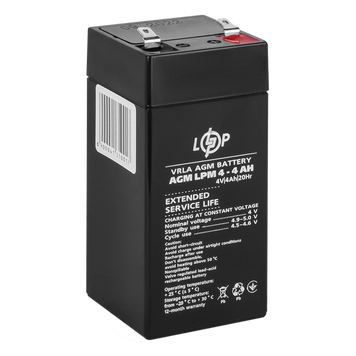 Аккумулятор AGM LogicPower LPM 4-4 AH