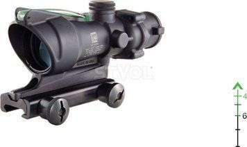 Прибор оптический TRIJICON ACOG 4x32 BAC Dual illum Green Chevron .223/5.56 BDC