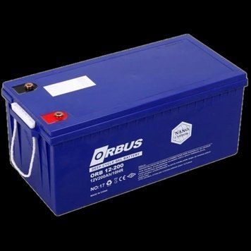 Гелевая аккумуляторная батарея ORBUS CG12200 GEL 12 V 200 Ah
