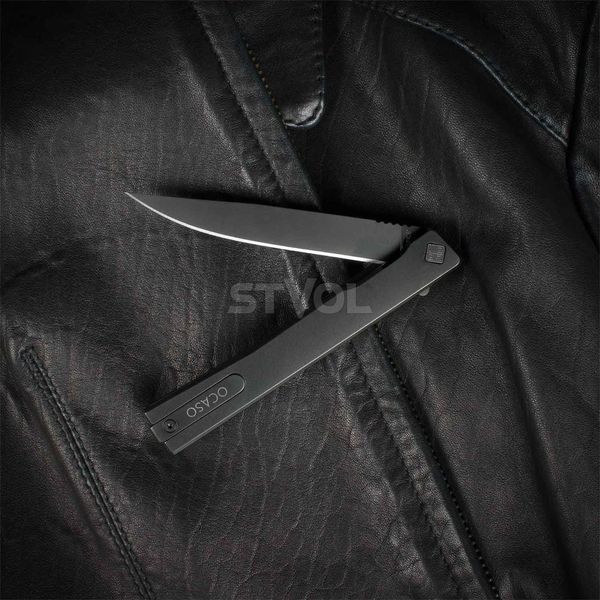 Нож Ocaso "Solstice", Titanium, Black