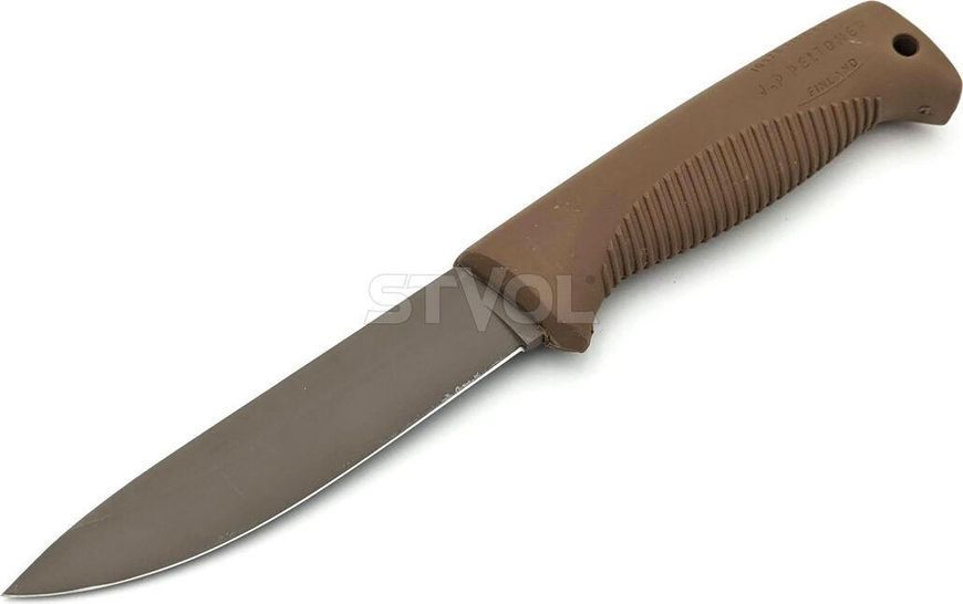 Ніж Peltonen M07, покриття cerakote FDE, coyote, coyote композитний чохол