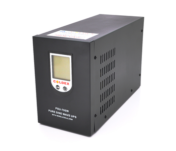 ДБЖ із правильною синусоїдою PSW-Coldex-1000VA (PSU-700W), 12 V під зовнішню батарею, струм заряду 10 A + wireless