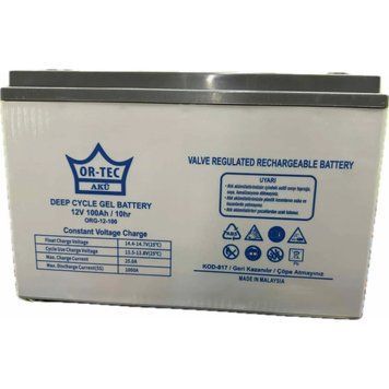Аккумулятор гелевый для ИБП OR-TEC GEL 12V 100Ah