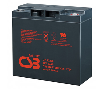 Акумуляторна батарея CSB GP12200, 12 V 20 Ah (181х77х167 мм), Q4
