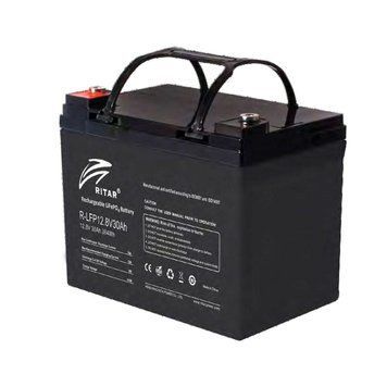 Аккумуляторная батарея Ritar LiFePO4 12,8V 30Ah 384Wh ( 195 x 155 x 130 ) Q1