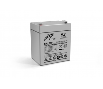 Акумуляторна батарея AGM RITAR RT1250, Gray Case, 12V 5.0 Ah (90 х70 х 101 (107) ) Q10