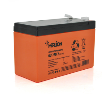 Акумуляторна батарея MERLION GL1270F2 12 V 7 Ah ( 150 x 65 x 95 (100) Orange Q10/480