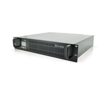 ДБЖ із правильною синусоїдою ONLINE Ritar RT-1KS-LCD, RACK 1000VA (900 Вт), 24 В, Вбудована батарея 12V 7,5 Ah