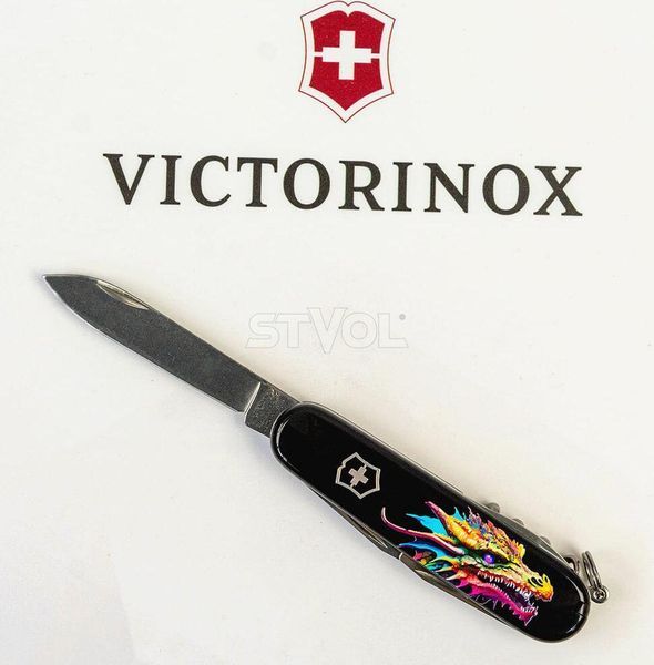 Нож Victorinox Swiss Army Spartan Zodiac Яркий дракон