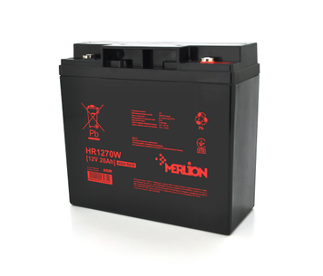 Акумуляторна батарея MERLION HR1270W, 12 V 20 Ah ( 181 х 77 х 167 (167) ), Q4