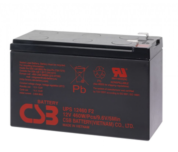 Акумуляторна батарея CSB UPS12460F2FR, 12V9Ah (151х65х94мм) Q10/420 (В'ЄТНАМ)