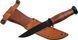 Ніж Ka-Bar Mark I, чорний, набірна шкір. ручка, шкіряний чохол HR2225 фото