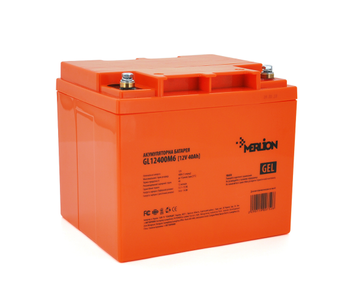 Акумуляторна батарея MERLION GL12400M6 12 V 40 Ah (198 x 165 x 170) Orange Q1/96