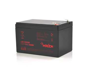 Акумуляторна батарея MERLION HR1250W, 12 V 13 Ah Black ( 152 х 99 х 95 (100) ), Q6