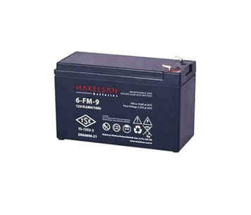 Аккумуляторная батарея AGM MAKELSAN 6-FM-9, Black Case, 12V 9.0Ah ( 151 х 65 х 94 (100) ) Q5