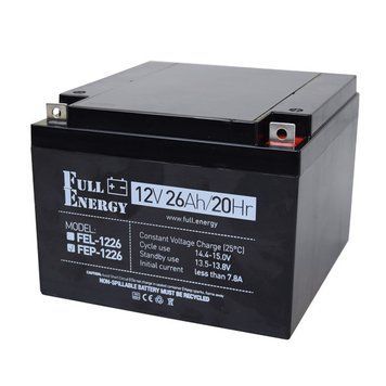 Акумулятор 12В 26 А&middot;год для ДБЖ Full Energy FEP-1226
