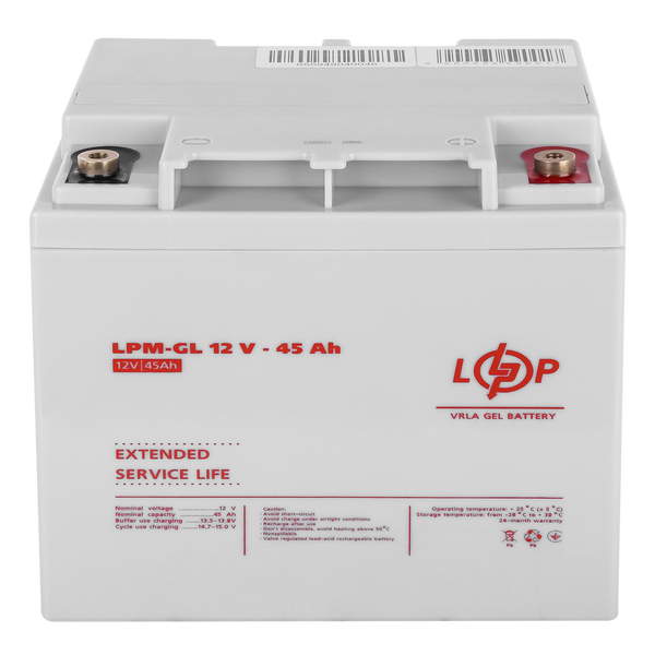 Акумулятор гелевий LPM-GL 12 V &mdash; 45 Ah