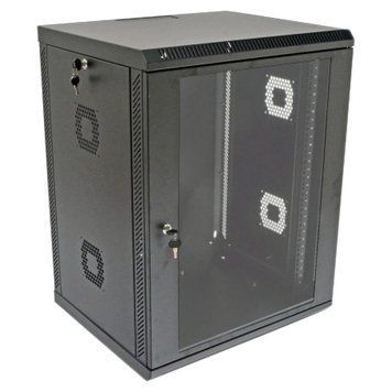 19"15U, 600х500х773 мм Шкаф акриловое стекло черный