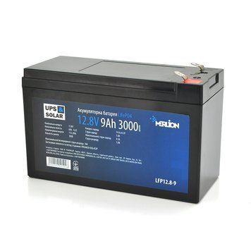 Литий-железо-фосфатный аккумулятор Merlion LiFePO4 12.8V 9AH (4S3P/BMS-10A), (151x65x97) for UPS, 3000 циклов