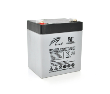 Аккумуляторная батарея AGM RITAR HR1222W, Gray Case, 12V 5.5Ah ( 90 х 70 х 101 (107 ) 1.55kg Q10