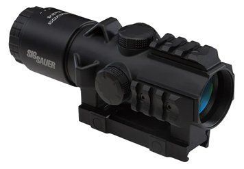 Прилад призматичний Sig Sauer Optics Bravo-3 3x24 сітка 5.56-7.62 Horseshoe з підсвіткою