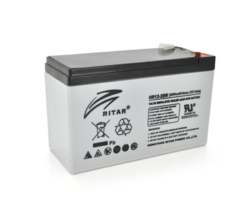 Аккумуляторная батарея AGM RITAR HR1228W, Gray Case, 12V 7.0Ah ( 151 х 65 х 94 (100 ) 2.17kg Q10420